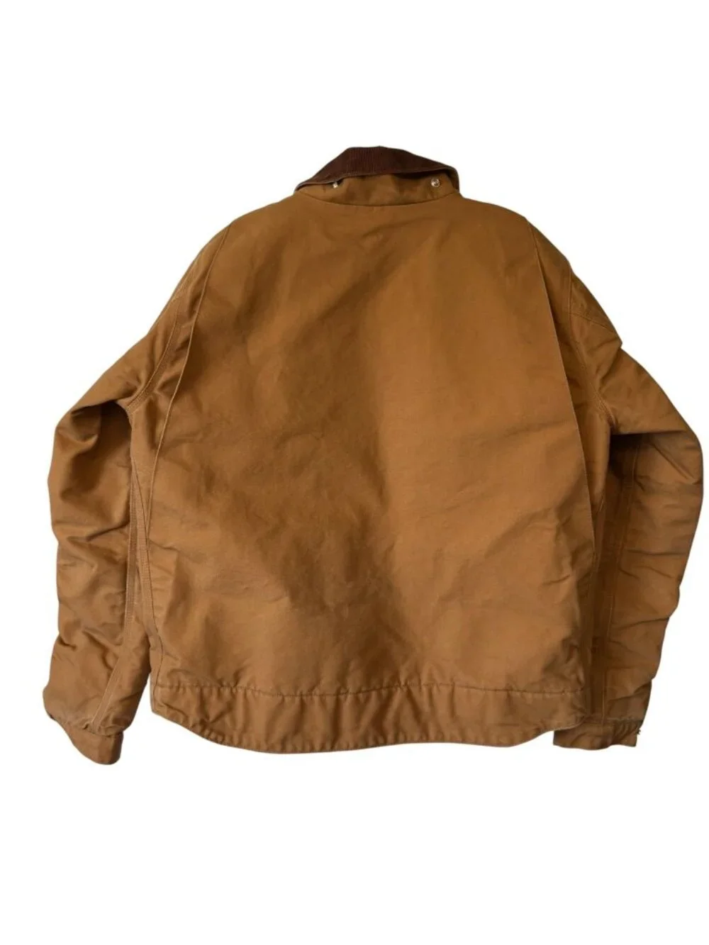 Carhartt Mens Large Iconic J01 Duck Detroit Jacket Blanket Lined Brown - Picture 7 of 13